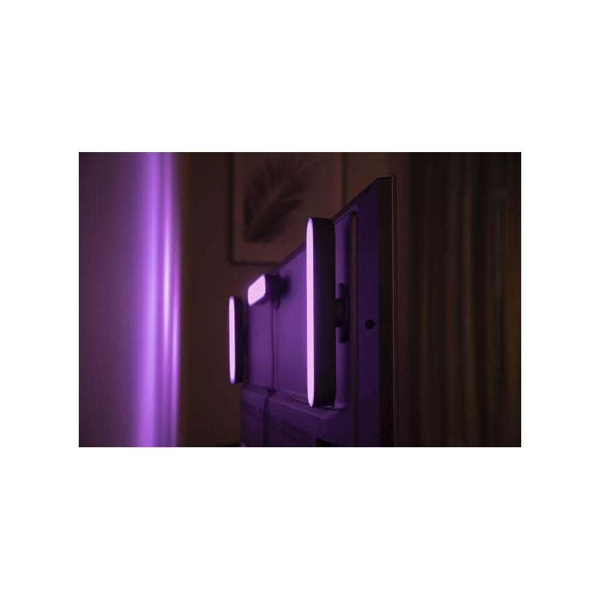 Philips - KOMPLEKTS 2x LED RGB Aptumšojama galda lampa Hue PLAY DUAL PACK White And Color Ambiance LED/6W/230V