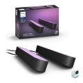 Philips - KOMPLEKTS 2x LED RGB Aptumšojama galda lampa Hue PLAY DUAL PACK White And Color Ambiance LED/6W/230V