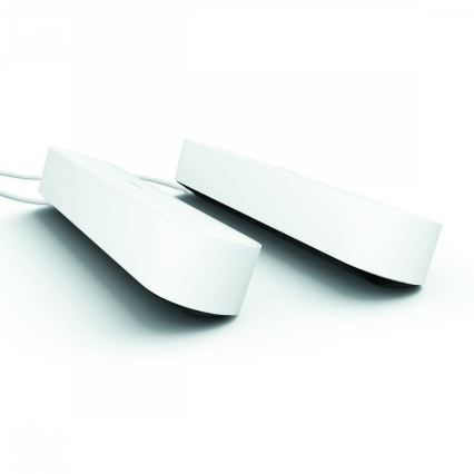 Philips - KOMPLEKTS 2x LED RGB Regulējama galda lampa Hue PLAY LED/6W/230V balta