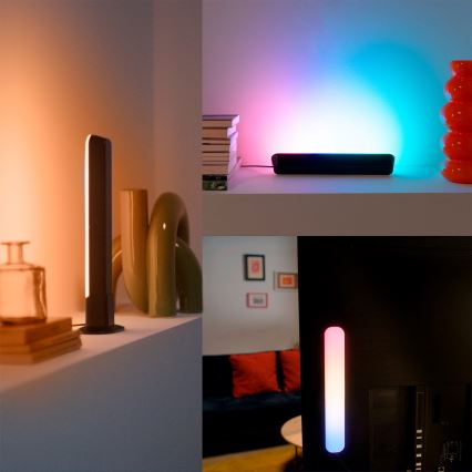 Philips - Komplekts 2x LED RGBIC regulējami gaismekļi SMART GRADIENT LED/8W/230V 2700–6500K Wi‑Fi