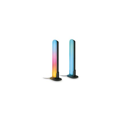 Philips - Komplekts 2x LED RGBIC regulējami gaismekļi SMART GRADIENT LED/8W/230V 2700–6500K Wi‑Fi