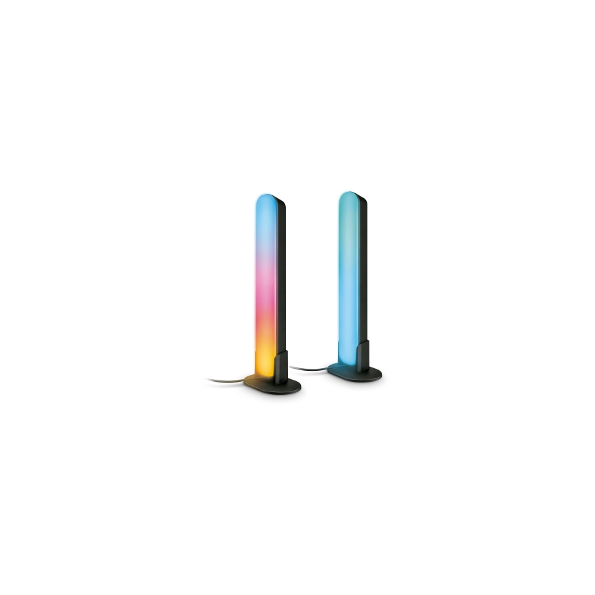 Philips - Komplekts 2x LED RGBIC regulējami gaismekļi SMART GRADIENT LED/8W/230V 2700–6500K Wi‑Fi