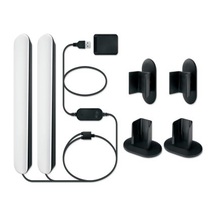 Philips - Komplekts 2x LED RGBIC regulējami gaismekļi SMART GRADIENT LED/8W/230V 2700–6500K Wi‑Fi
