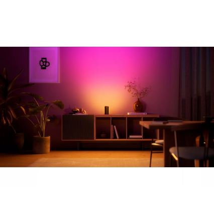 Philips - Komplekts 2x Hue PLAY RGBW LED regulējami projekcijas gaismekļi LED/20W/230V 2000–6500K melni