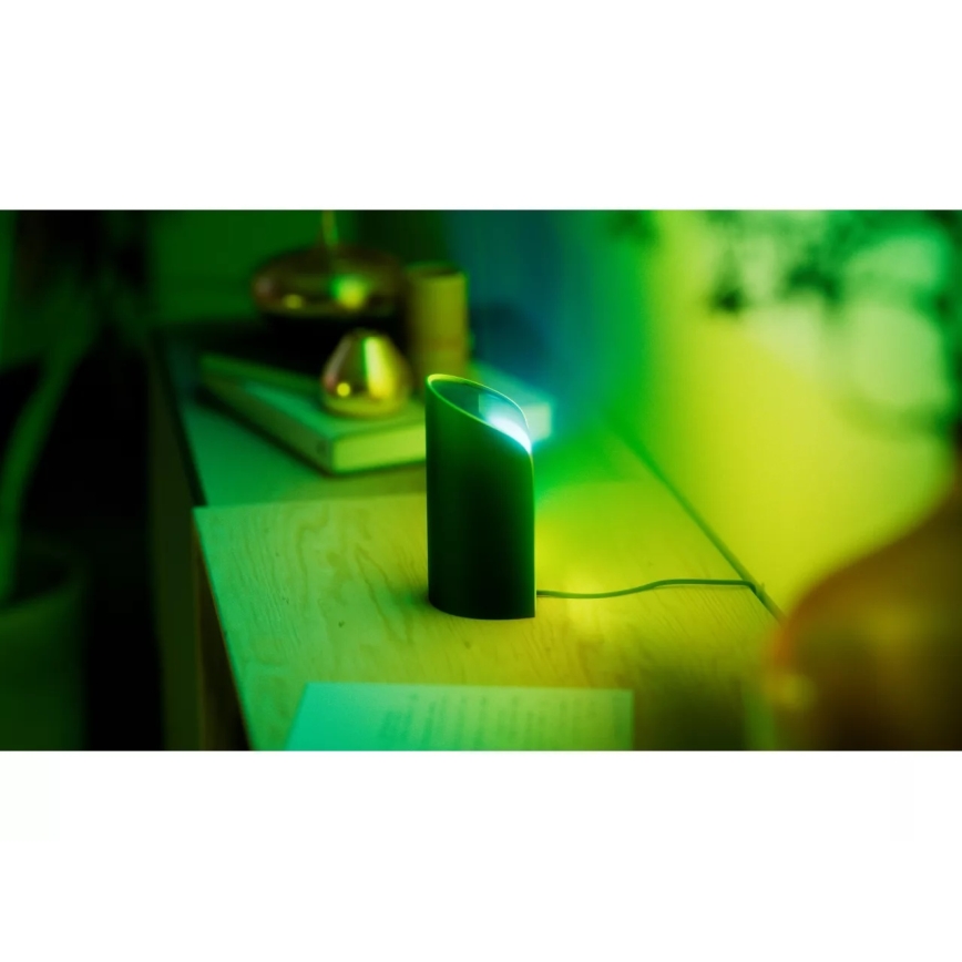 Philips - Komplekts 2x Hue PLAY RGBW LED regulējami projekcijas gaismekļi LED/20W/230V 2000–6500K melni