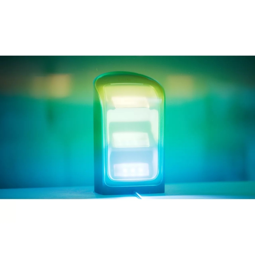 Philips - Komplekts 2x Hue PLAY RGBW LED regulējami projekcijas gaismekļi LED/20W/230V 2000–6500K melni