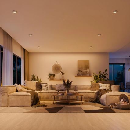 Philips - komplekts 3x iebūvējamie gaismekļi PERIDOT 1xGU10/7W/230V balti