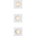 Philips - Komplekts 3x iebūvējamie griestu gaismekļi PERIDOT 1xGU10/7W/230V balti