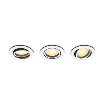 Philips - KOMPLEKTS 3x LED Aptumšojama iegremdējama lampa Hue MILLISKIN 1xGU10/4,2W/230 2200-6500K
