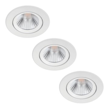 Philips - KOMPLEKTS 3x LED Aptumšojams iegremdējams gaismeklis LED/5,5W/230V 2700K