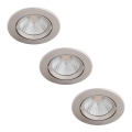 Philips - KOMPLEKTS 3x LED Aptumšojams iegremdējams gaismeklis LED/5,5W/230V 2700K