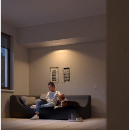 Philips - KOMPLEKTS 3x LED Aptumšojams iegremdēts gaismeklis Hue MILLISKIN 1xGU10/5,7W/230V 2200-6500K