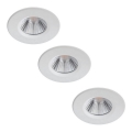 Philips - KOMPLEKTS 3x LED Aptumšojams vannas istabas gaismeklis LED/5,5W/230V 2700K IP65