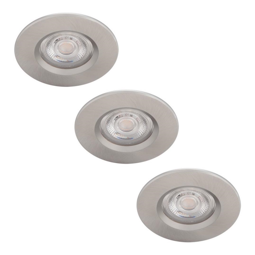 Philips - KOMPLEKTS 3x LED Aptumšojams vannas istabas gaismeklis LED/5W/230V 2,700K IP65