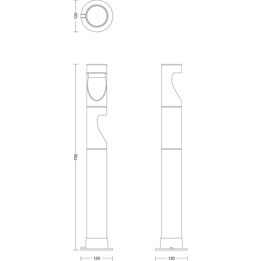Philips - KOMPLEKTS 3x LED Āra lampa GARDENLINK DESI LED/1,5W/230V 2700K IP44