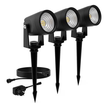Philips - KOMPLEKTS 3x LED Āra lampa GARDENLINK REUEL LED/1,5W/230V 2700K IP44