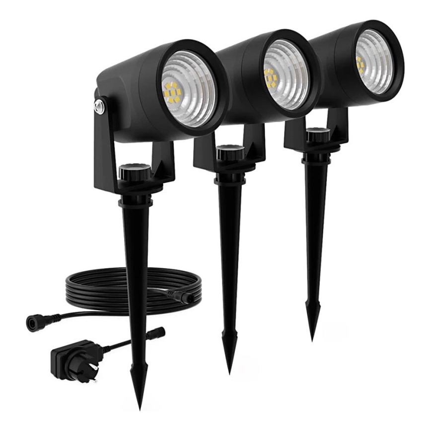 Philips - KOMPLEKTS 3x LED Āra lampa GARDENLINK REUEL LED/1,5W/230V 2700K IP44