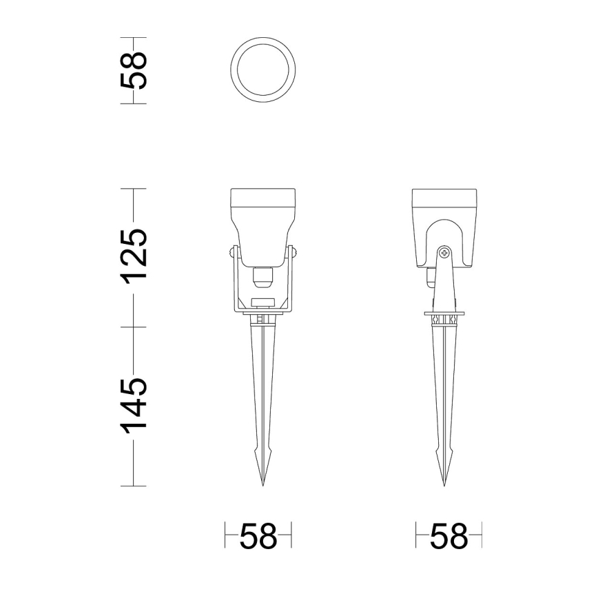 Philips - KOMPLEKTS 3x LED Āra lampa GARDENLINK REUEL LED/1,5W/230V 2700K IP44