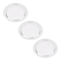 Philips - KOMPLEKTS 3x LED Iegremdējama lampa LED/3,5W/230V 3000K