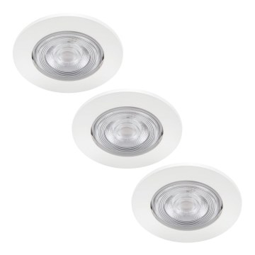 Philips - KOMPLEKTS 3x LED Iegremdējama lampa TARAGON LED/4,5W/230V 2700K