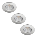 Philips - komplekts 3x LED regulējami vannas istabas gaismekļi DIVE LED/5,5W/230V IP65