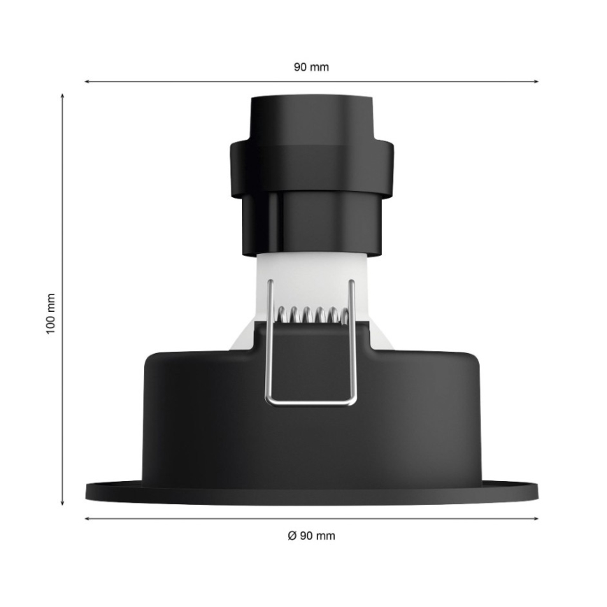 Philips - KOMPLEKTS 3x LED RGB Aptumšojams iegremdēts gaismeklis Hue CENTURA 1xGU10/5,7W/230V 2000-6500K