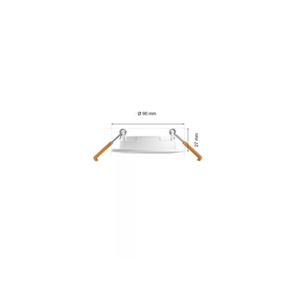 Philips - KOMPLEKTS 3x LED RGBW Aptumšojama vannas istabas piekaramo griestu lampa Hue SLIM LED/8,3W/230V IP44 2000-6500K