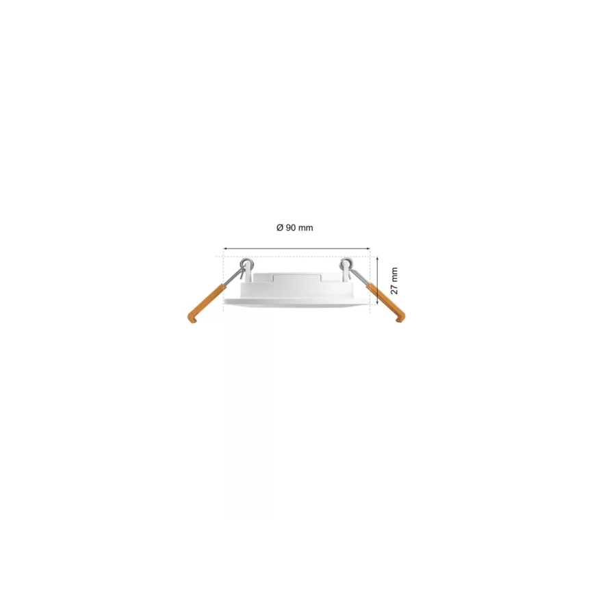 Philips - KOMPLEKTS 3x LED RGBW Aptumšojama vannas istabas piekaramo griestu lampa Hue SLIM LED/8,3W/230V IP44 2000-6500K