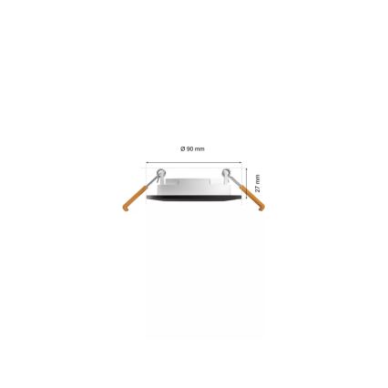 Philips - KOMPLEKTS 3x LED RGBW Aptumšojama vannas istabas piekaramo griestu lampa Hue SLIM LED/8,3W/230V IP44 2000-6500K
