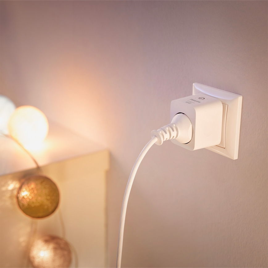 Philips - komplekts 3x viedās SCHUKO kontaktligzdas 2300 W, Wi-Fi