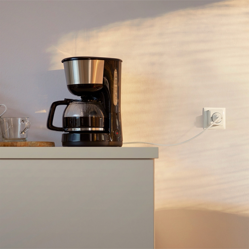 Philips - komplekts 3x viedās SCHUKO kontaktligzdas 2300 W, Wi-Fi