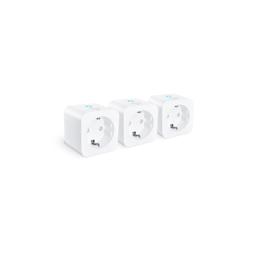 Philips - komplekts 3x viedās SCHUKO kontaktligzdas 2300 W, Wi-Fi