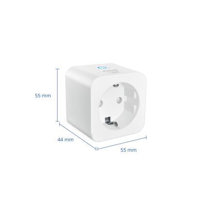 Philips - komplekts 3x viedās SCHUKO kontaktligzdas 2300 W, Wi-Fi