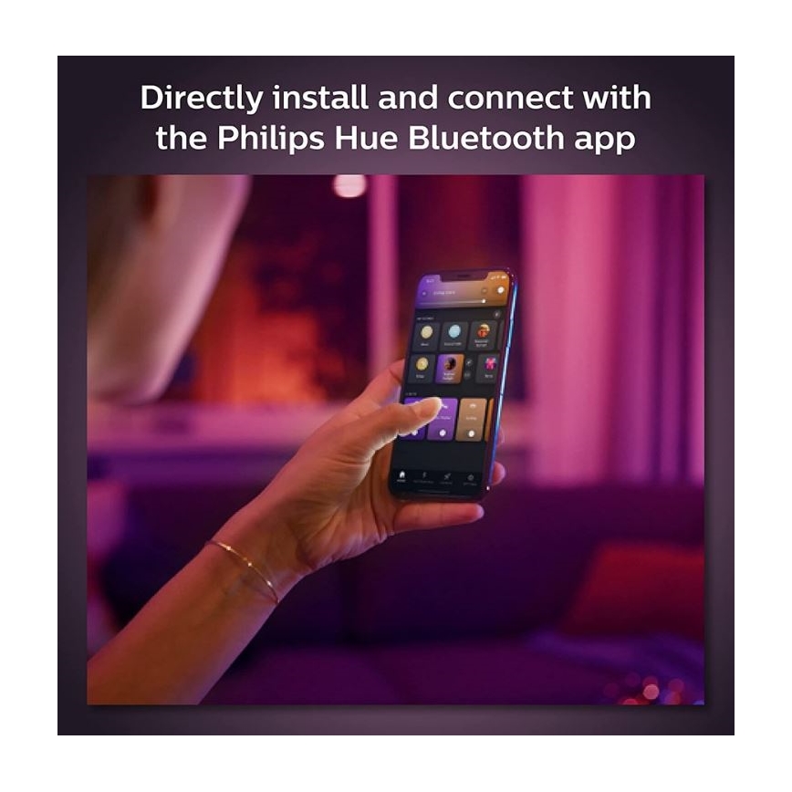 Philips - KOMPLEKTS 3xLED RGB Aptumšojama lampa sliežu sistēmai Hue PERIFO LED RGB/15,6W/230V 2000-6500K
