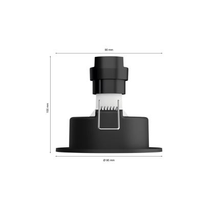 Philips - KOMPLEKTS 3xLED RGBW Aptumšojama piekaramo griestu lampa Hue CENTURA 1xGU10/4,2W/230V 2000-6500K