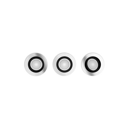 Philips - KOMPLEKTS 3xLED RGBW Aptumšojama piekaramo griestu lampa Hue CENTURA 1xGU10/4,2W/230V 2000-6500K