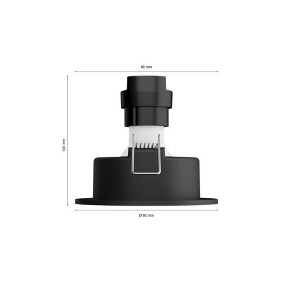 Philips - KOMPLEKTS 3xLED RGBW Aptumšojama piekaramo griestu lampa Hue CENTURA 1xGU10/4,2W/230V 2000-6500K