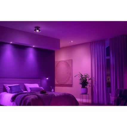 Philips - KOMPLEKTS 3xLED RGBW Aptumšojama piekaramo griestu lampa Hue CENTURA 1xGU10/4,2W/230V 2000-6500K