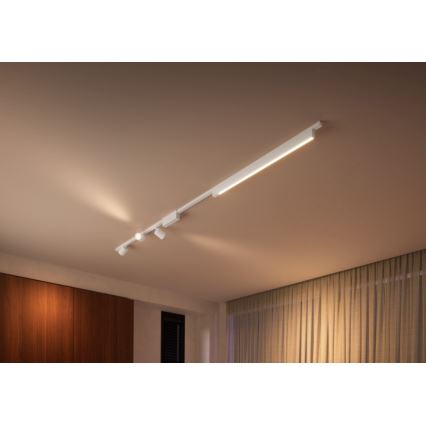 Philips - KOMPLEKTS 4xLED RGB Aptumšojama lampa sliežu sistēmai Hue PERIFO LED RGB/44,6W/230V 2000-6500K