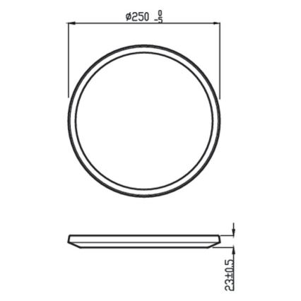 Philips - LED Aptumšojama āra lampa SUPERSLIM SCENE SWITCH LED/15W/230V IP54 balta