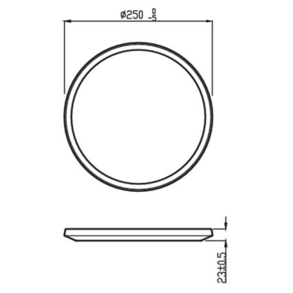 Philips - LED Aptumšojama āra lampa SUPERSLIM SCENE SWITCH LED/15W/230V IP54 balta