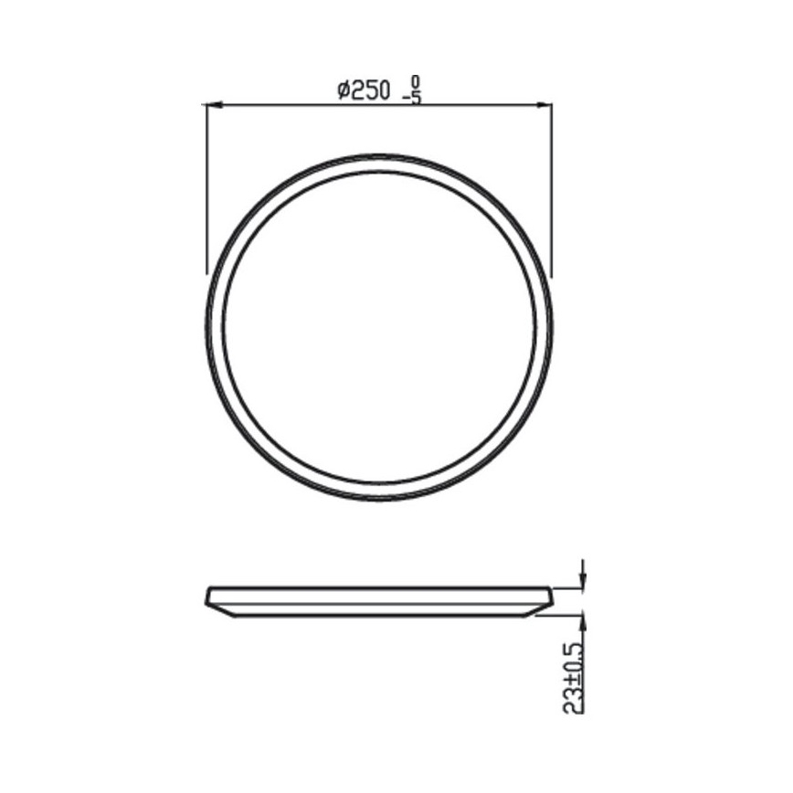 Philips - LED Aptumšojama āra lampa SUPERSLIM SCENE SWITCH LED/15W/230V IP54 balta