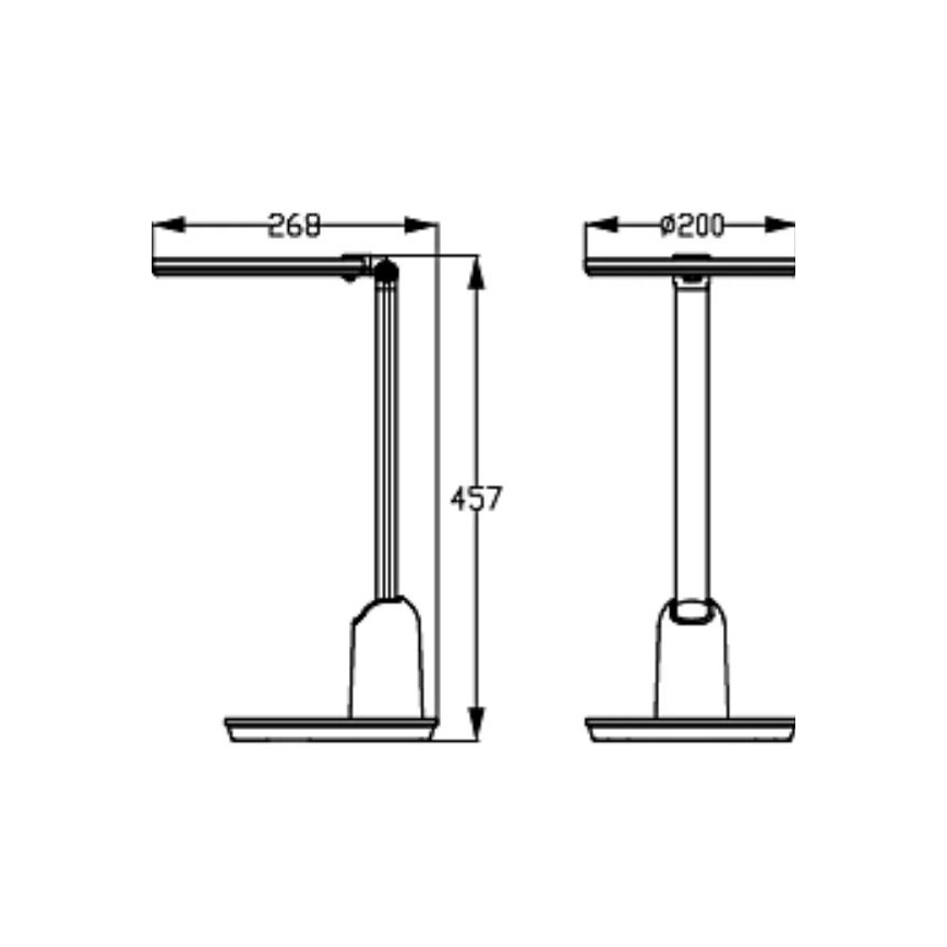 Philips - LED Aptumšojama skārienvadāma galda lampa EINSTEIN SCENE SWITCH LED/15W/230V 2800/4000/5100K CRI94