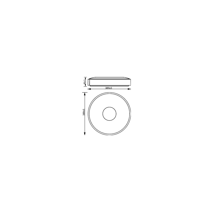 Philips - LED Aptumšojama griestu lampa COINER SCENE SWITCH LED/24W/230V 2700K balta