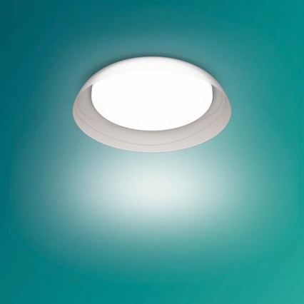 Philips - LED Aptumšojama griestu lampa FLETA SCENE SWITCH LED/10W/230V 4000K caurspīdīga