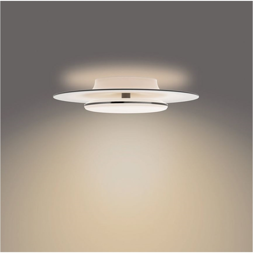 Philips- LED Aptumšojama griestu lampa SCENE SWITCH LED/30W/230V 2700K melna