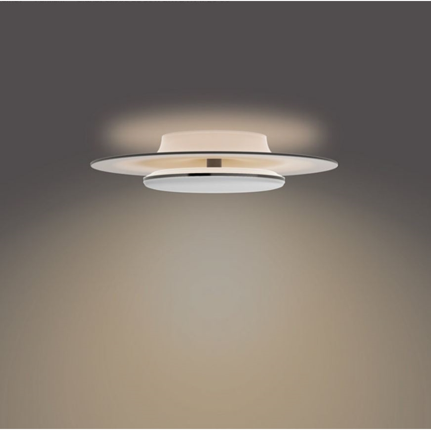 Philips- LED Aptumšojama griestu lampa SCENE SWITCH LED/30W/230V 2700K melna