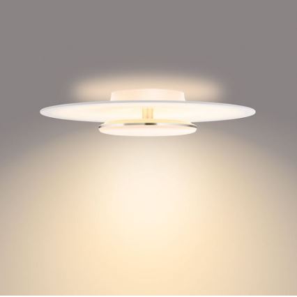 Philips- LED Aptumšojama griestu lampa SCENE SWITCH LED/40W/230V 2700K sudraba