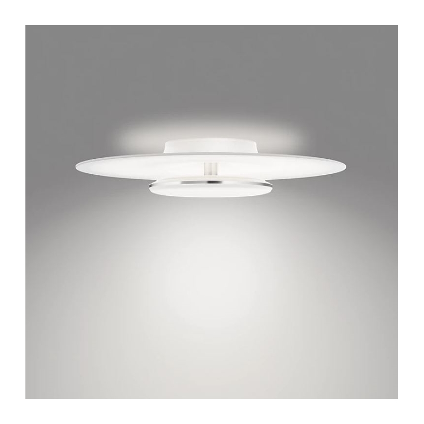 Philips- LED Aptumšojama griestu lampa SCENE SWITCH LED/40W/230V 4000K sudraba