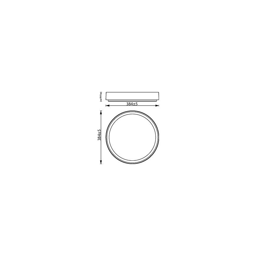 Philips - LED Aptumšojama griestu lampa HANNO LED/24W/230V 2700K balta
